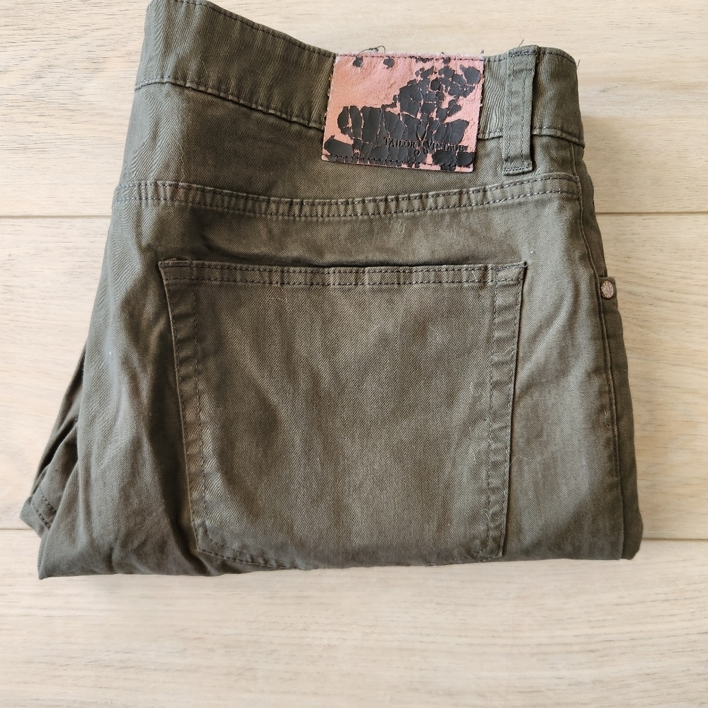 Tailor Vintage New Canaan Slim Fit Pants Mens Size 36x30 Green